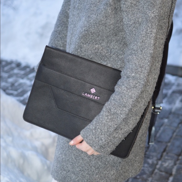 Black Lambert SASCHA Clutch/Case - Picture 2 of 3